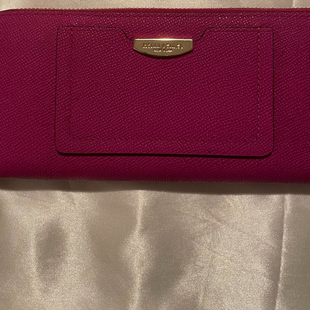 Henri Bendel Leather Wallet - Fuchsia